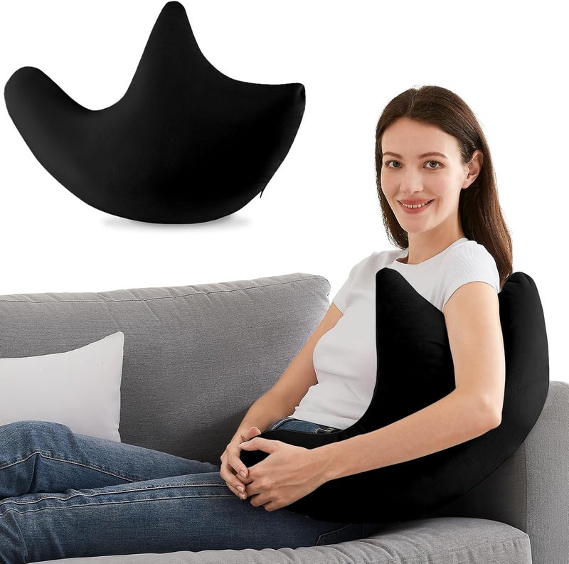 HARBOREST Shoulder Surgery Pillow - Shoulder Pillow for Shoulder Pain, Rotator Cuff Pillow for Sitting, Relief Pillow (Black) - Image 1